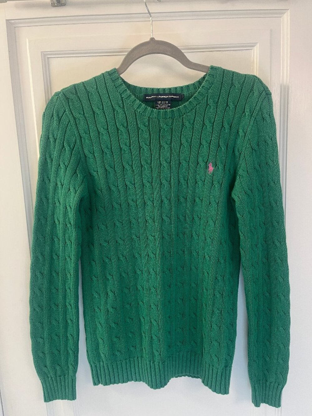 Ralph Lauren Sport Vintage Green Crewneck Sweater M